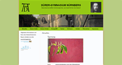Desktop Screenshot of duerer-gymnasium.de